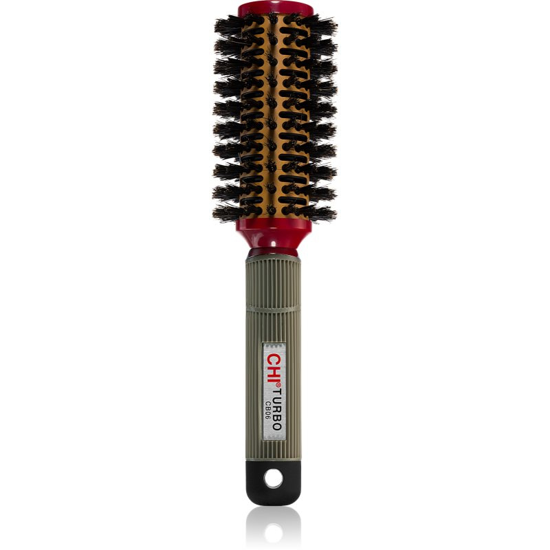 CHI Turbo Ceramic Round Boar Medium Brush středně velký kulatý kartáč proti krepatění 1 ks