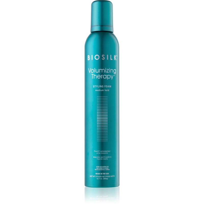 Biosilk Volumizing Therapy Styling Foam pěna na vlasy střední zpevnění 360 g
