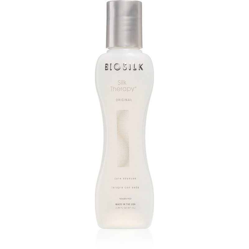 Biosilk Silk Therapy Original hedvábná regenerační péče pro všechny typy vlasů 67 ml