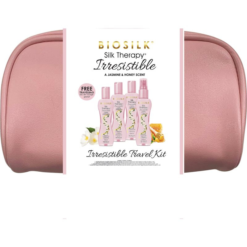 Biosilk Silk Therapy Irresistible Travel Kit cestovní sada pro lesk a hebkost vlasů 1 ks