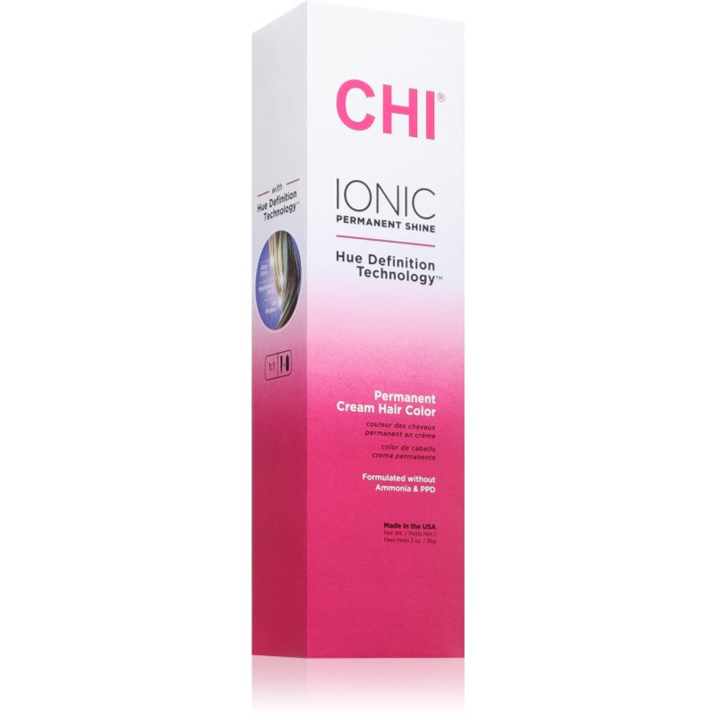 CHI Ionic Permanent Shine Hair Color permanentní barva na vlasy 6N - LIGHT BROWN 85 g