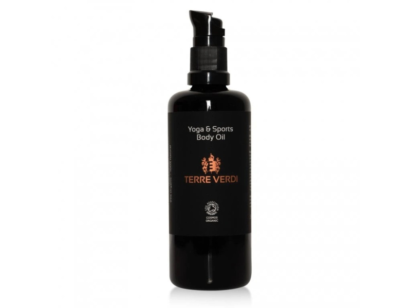 Terre Verdi Yoga&Sports Bio prohřívající tělový a masážní olej, 100ml