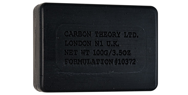 Carbon Theory Charcoal & Tea Tree Oil čisticí tuhé mýdlo pro zklidnění pleti 100 g