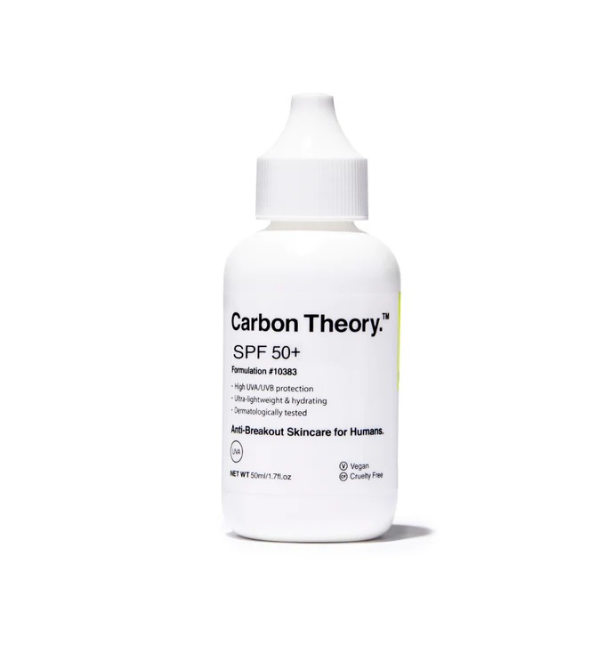 Carbon Theory SPF 50+ hydratační ochranný krém SPF 50+ 50 ml
