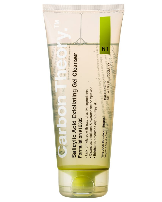 Carbon Theory Salicylic Acid jemný exfoliační gel s hydratačním účinkem 200 ml