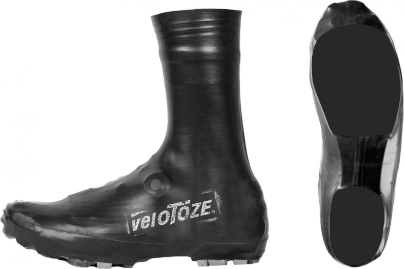 návleky treter VELOTOZE MTB latex vysoké, černé Velikost: M