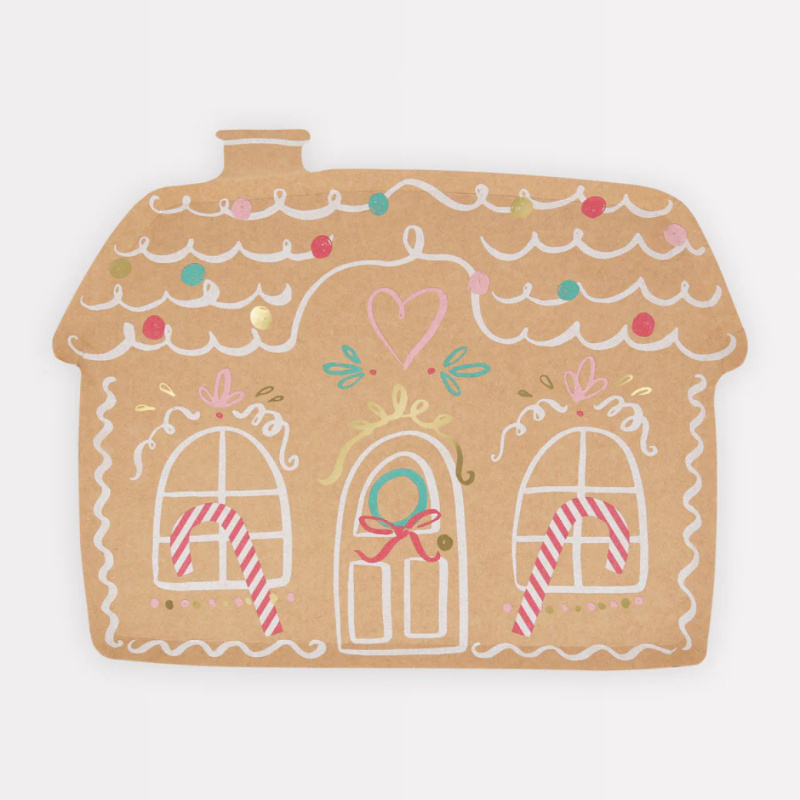 MERI MERI Talíře - Gingerbread House