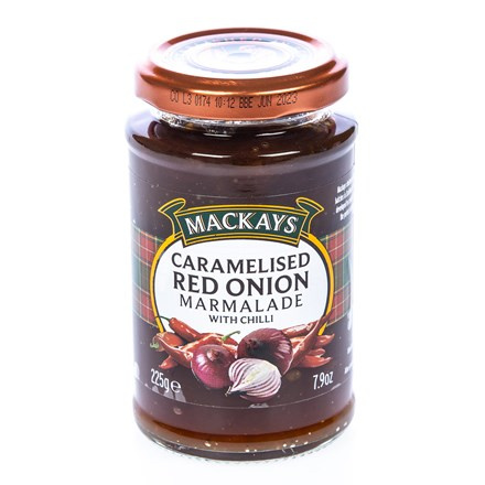 MACKAYS Omáčka karamelizovaná cibule/chilli 225 g