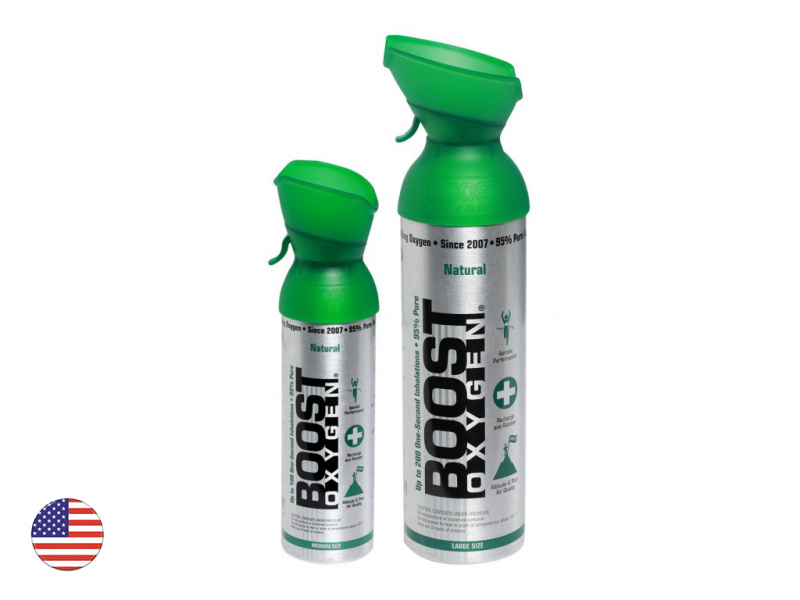 Inhalační kyslík Boost Oxygen Natural - přírodní (3l, 5l, 9l) Varianta: 5 l