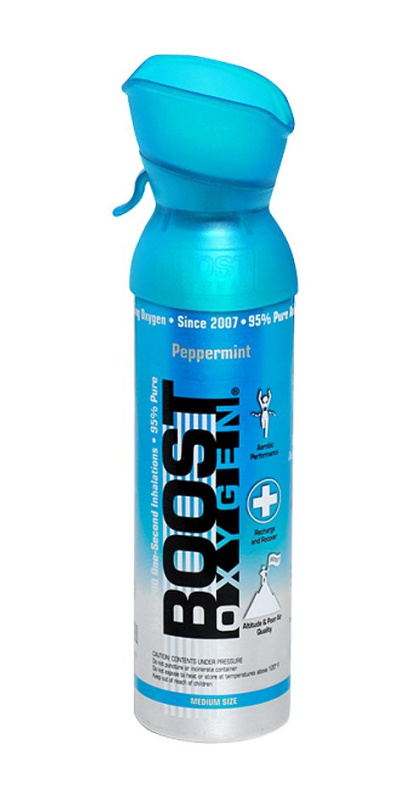 Inhalační kyslík Boost Oxygen Pepermint - máta (3l, 5l, 9l) Varianta: 5 l