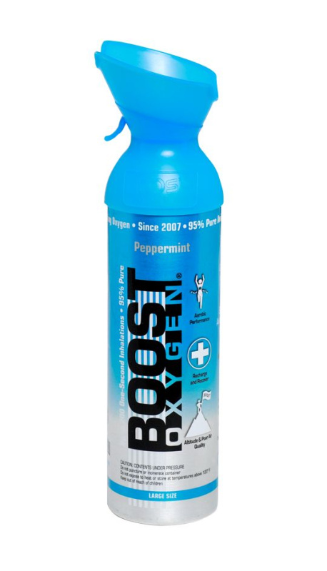 Inhalační kyslík Boost Oxygen Pepermint - máta (3l, 5l, 9l) Varianta: 9 l