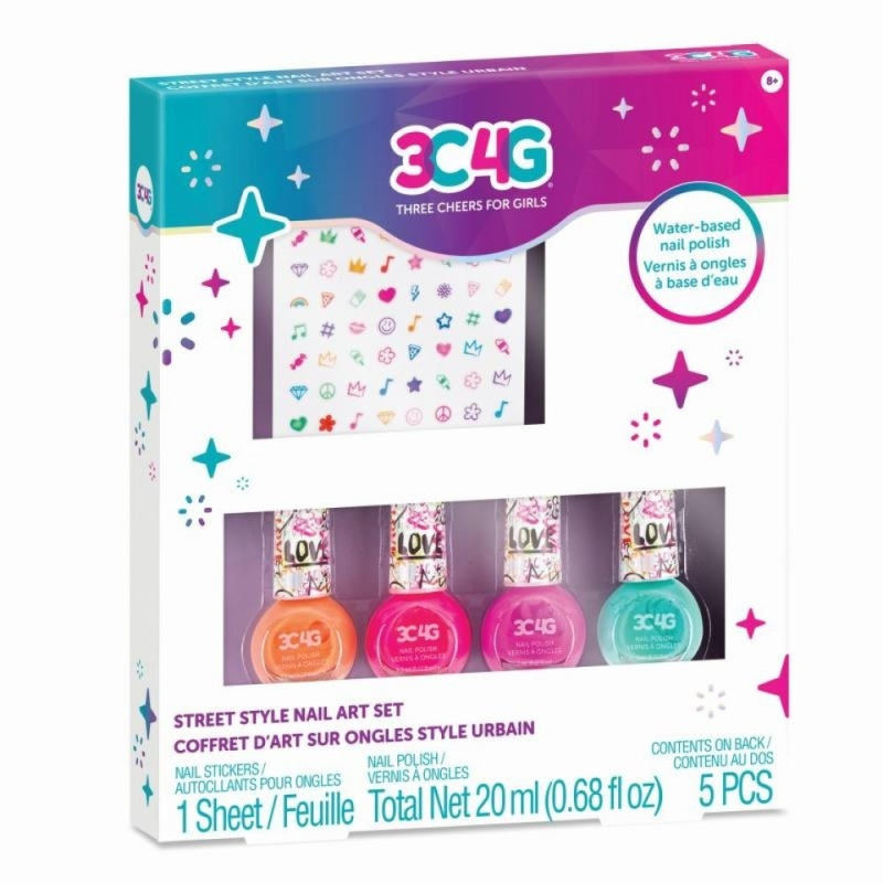 Make it real sada laků na nehty se samolepkami