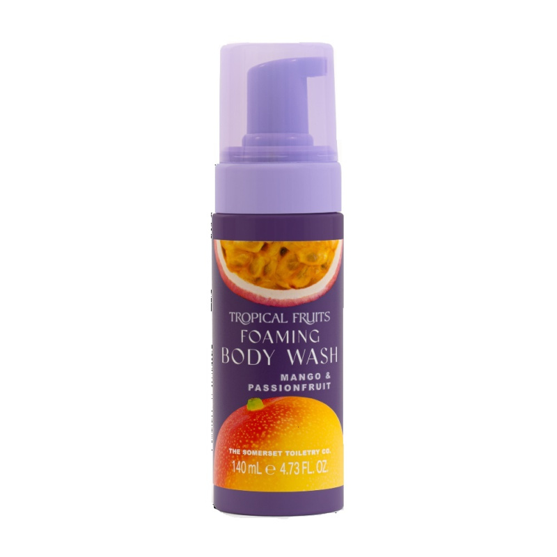 The Somerset Toiletry Co. Tropical Fruits Mango & Passionfruit mycí pěna na tělo 140 ml
