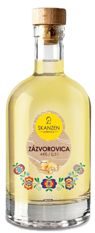 Skanzen Modrá Zázvorovica Skanzen Modrá 0,5l 44%
