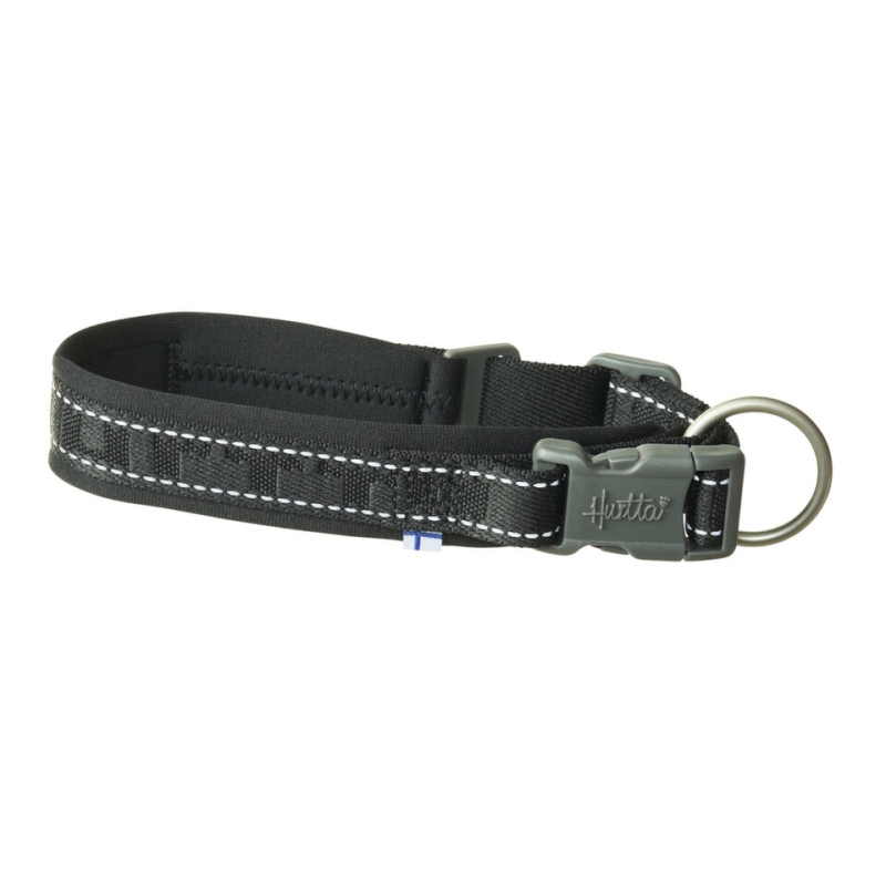 HURTTA Casual ECO obojek pro psy černý 1 kus, Velikost obojku: 20-30