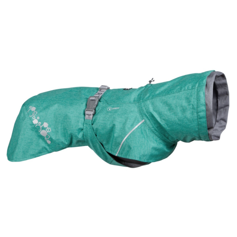 Obleček Hurtta Monsoon coat II ECO paví zeleň 25