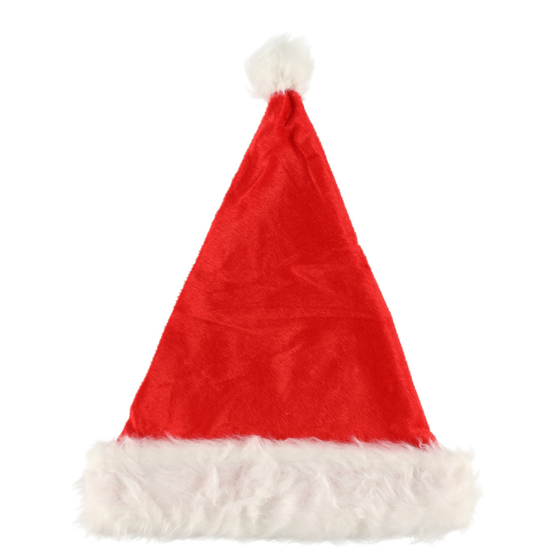 Winteria Čepice Santa Clause s kožešinkou červený