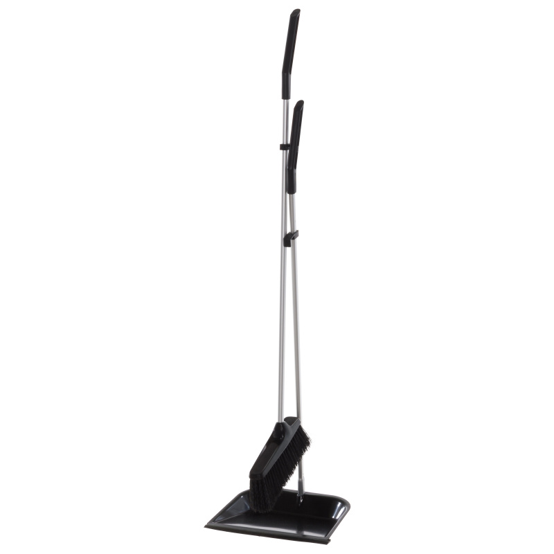 Nord Clean Vysoký smeták s lopatkou, 98 cm černá