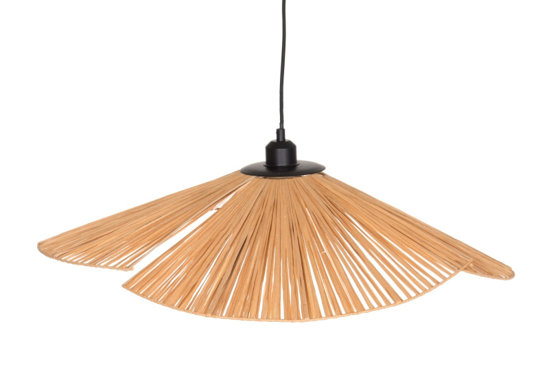 4Living Stropní svítidlo LEIJA, Ø 68 cm hnědý