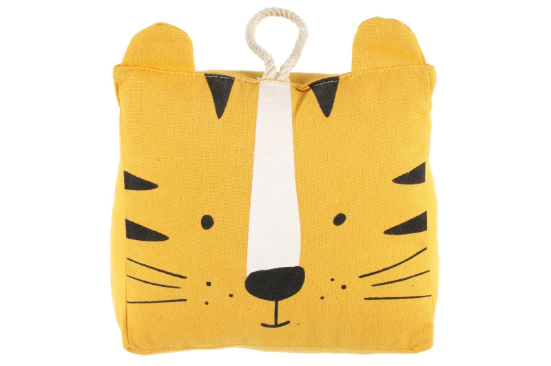 4Living Dveřní zarážka TIGER žlutý