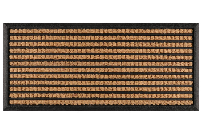 4Living Podlouhlá rohožka SOLAN, 45 x 100 cm hnědý