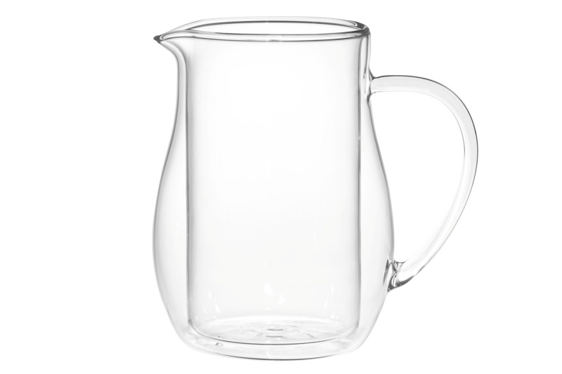 Maku Dvouplášťový skleněný džbán, 700 ml transparentní