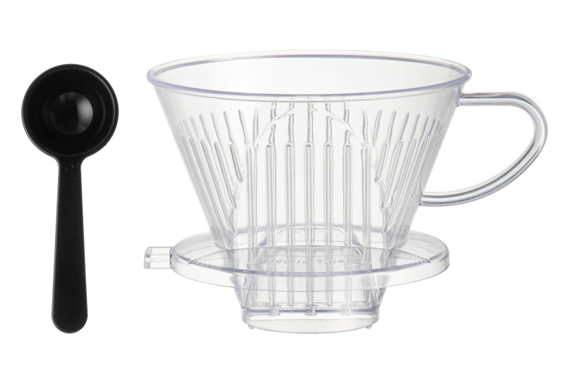 Maku Plastový dripper, Ø 13,5 cm transparentní