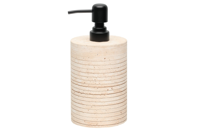 4Living Betonový dávkovač mýdla ALEX, 100 ml béžová