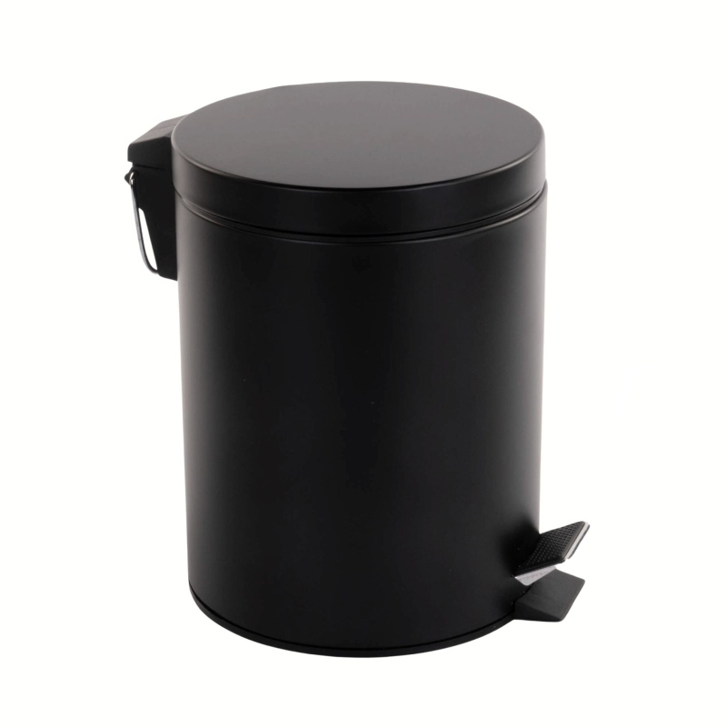 Nord Clean Kovový odpadkový koš, 5 l černá