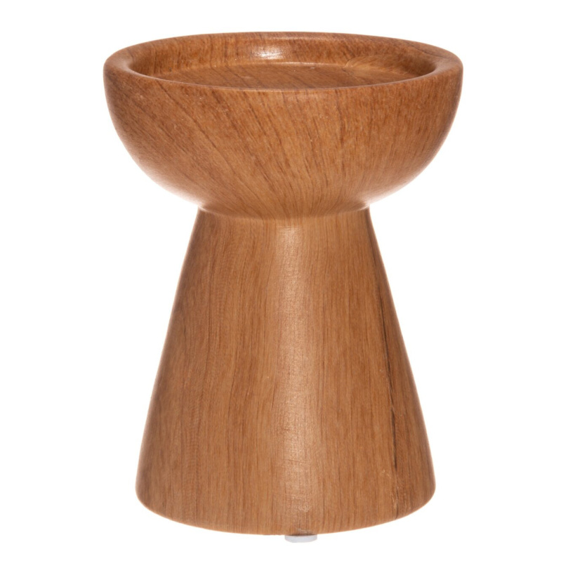 4Living Keramický svícen, 11,5 cm, hnědý hnědý