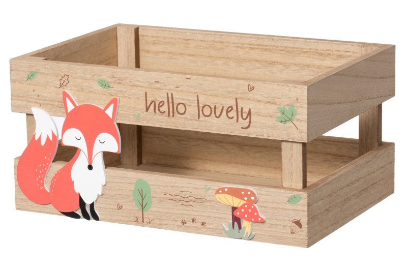 4Living Úložný box FOXY, 20,5 x 30,5 x 14,5 cm hnědý