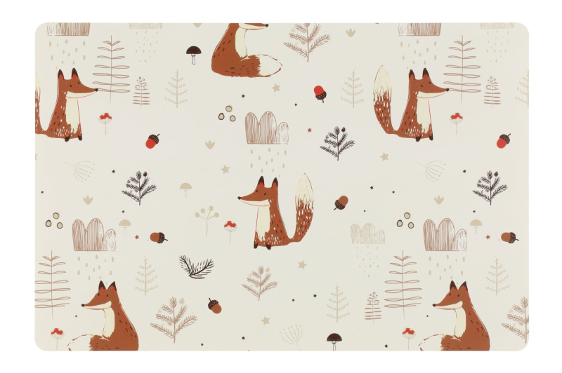 4Living Dětské prostírání FOX, 45 x 30 cm vícebarevný
