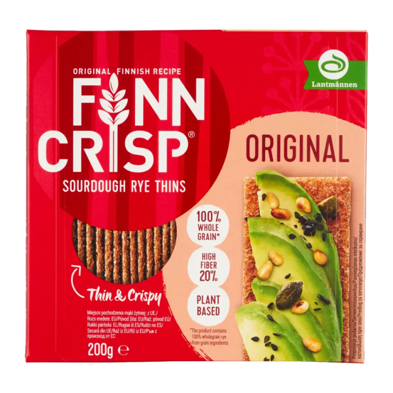FINN CRISP křupavé žitné plátky 200 g