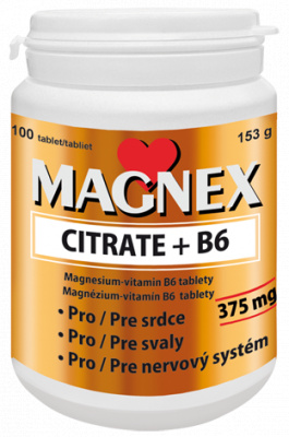 MAGNEX Citrate 375 mg + B6 100 tablet