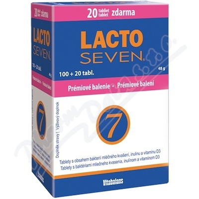 LACTOSEVEN 100 tablet + 20 tablet ZDARMA