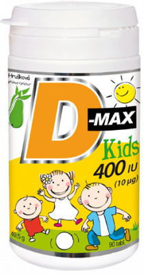 D-MAX Kids 400 IU 90 tablet