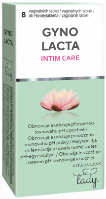 VITABALANS LADY Gynolacta 8 vaginálních tablet