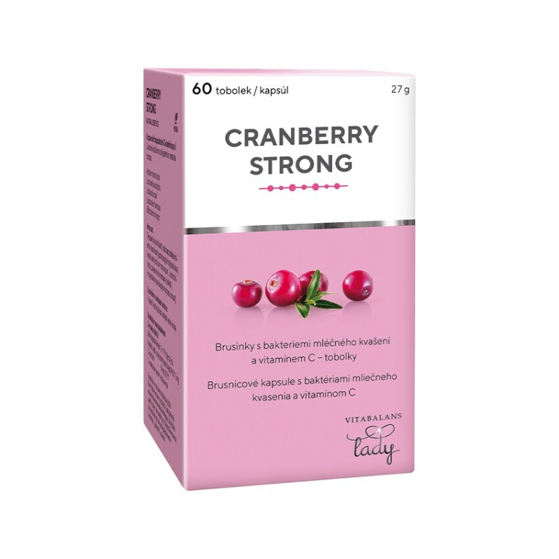 VITABALANS LADY Cranberry strong 60 tobolek