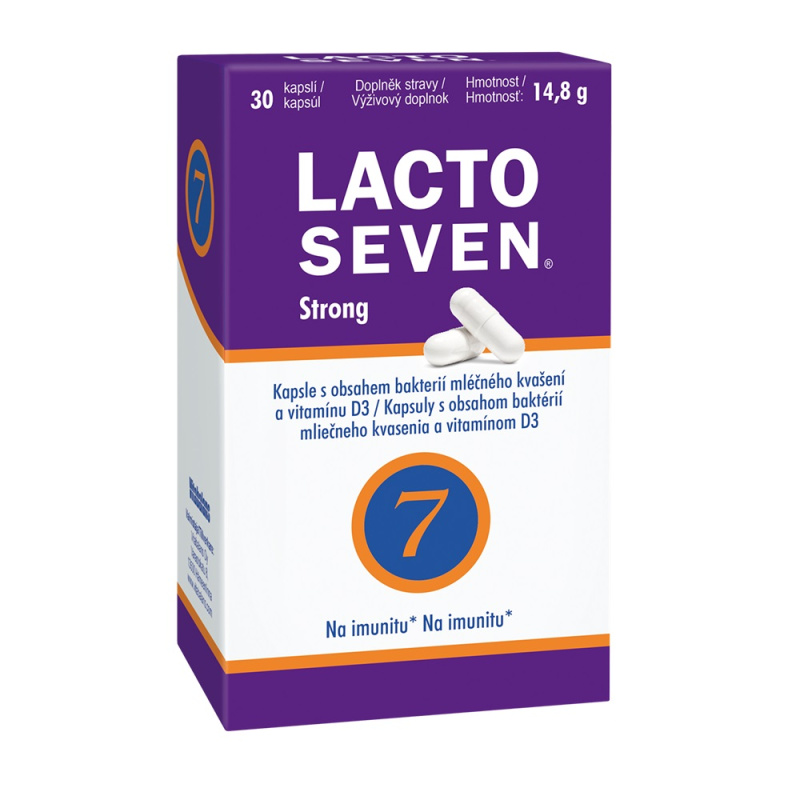 LACTOSEVEN Strong 30 kapslí