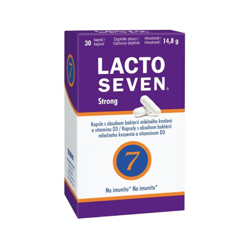 LACTOSEVEN Strong 30 kapslí