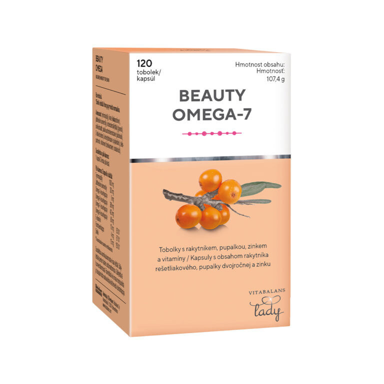 Vitabalans Beauty Omega-7 120 kapslí