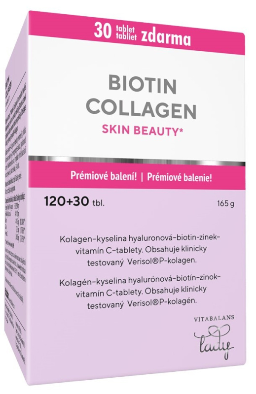 Vitabalans Biotin Collagen Skin Beauty 120+30 tablet