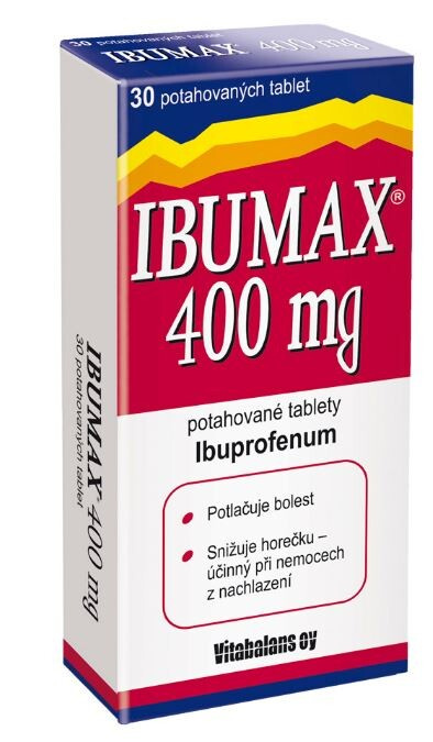 IBUMAX 400MG Potahovaná tableta 30