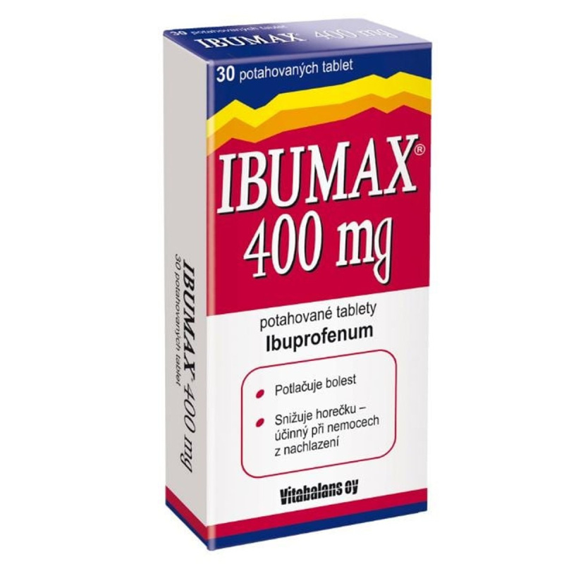 IBUMAX 400MG Potahovaná tableta 30