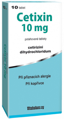 Cetixin 10mg por.tbl.flm.10x10mg
