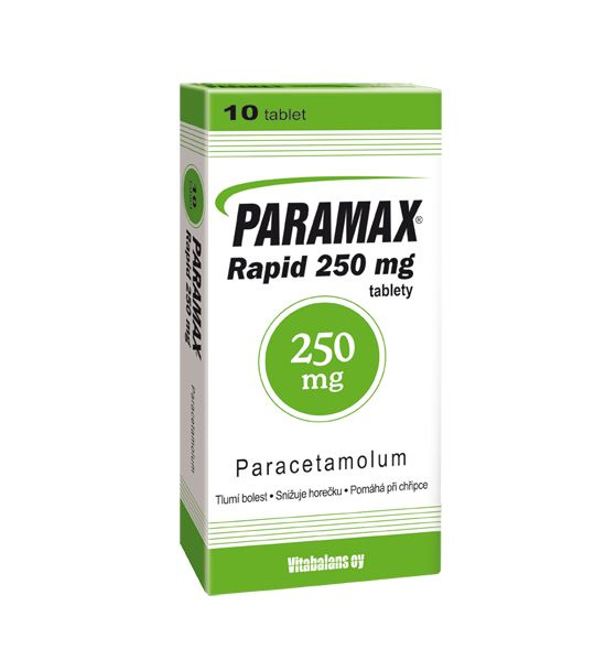 PARAMAX Rapid 250 mg 10 tablet