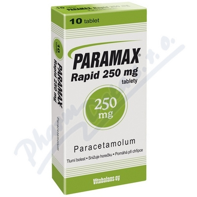 PARAMAX Rapid 250 mg 10 tablet