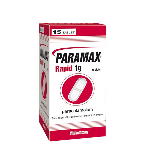 PARAMAX Rapid 1 g 1000 mg 15 tablet