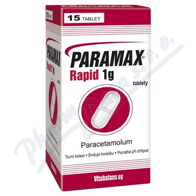 PARAMAX Rapid 1 g 1000 mg 15 tablet