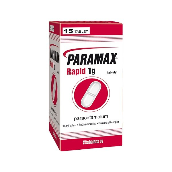 PARAMAX Rapid 1 g 1000 mg 15 tablet